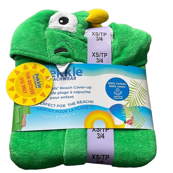 Pekkle - Hooded Kids’ Beach Cover-up - Picture 4 of 4